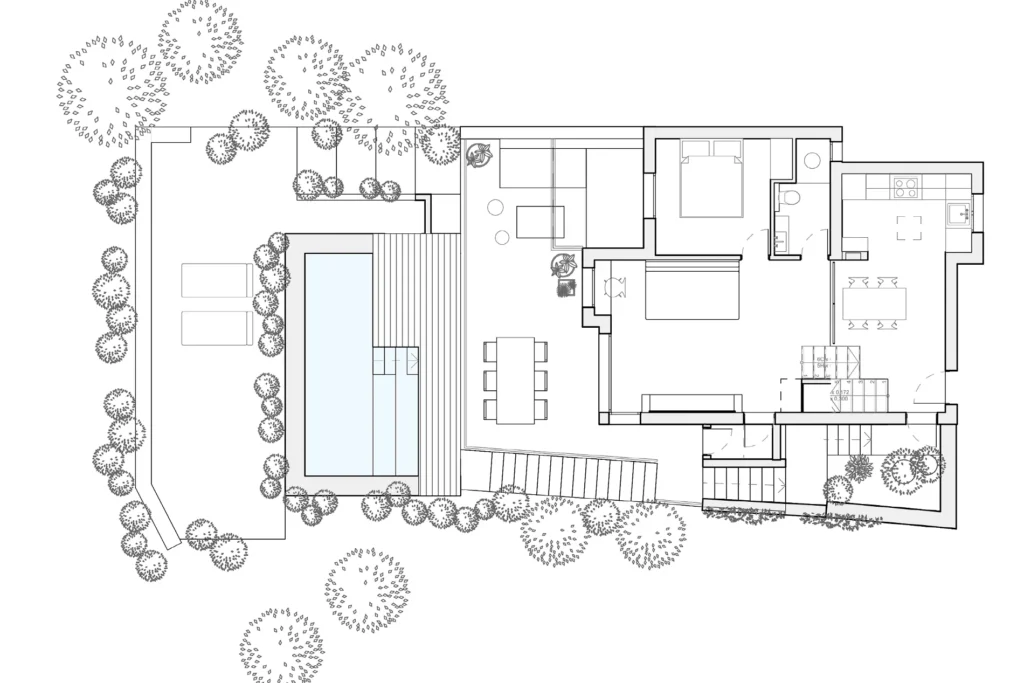 Manfredi Arquitectura Islas Baleares Diseño de Interiores Mobiliario Paisajismo Interiorismo Project Management Ibiza Sostenibilidad Espacios Humanizados Roca Mar
