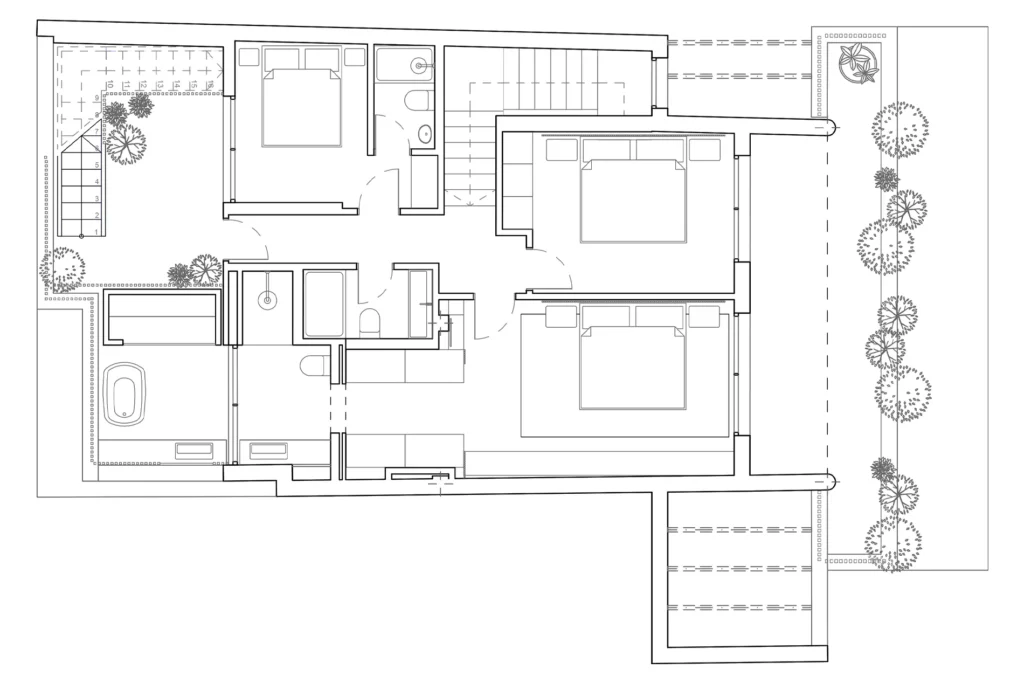 Manfredi Arquitectura Islas Baleares Diseño de Interiores Mobiliario Paisajismo Interiorismo Project Management Ibiza Sostenibilidad Espacios Humanizados Terraza Ibiza